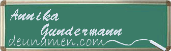 Annika Gundermann Visitenkarte